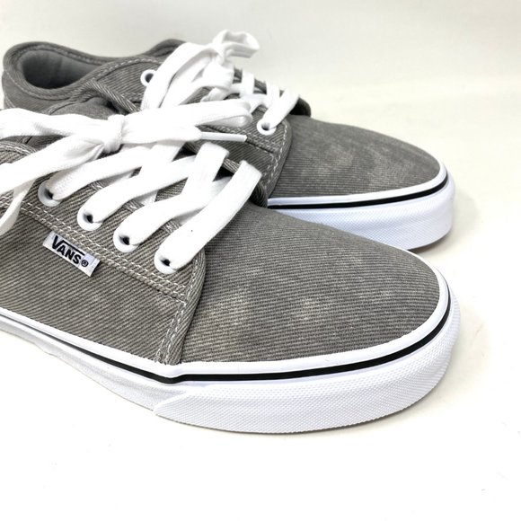 💖MEGA SALE💖VANS Chukka Denim Gray Canvas Lace Up Skate Women's VN0A4BX49BM - Picture 9 of 10